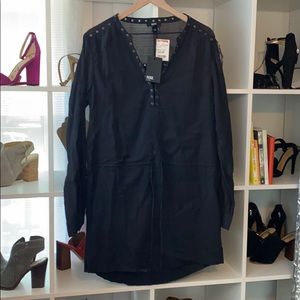 Paige tie waist dress